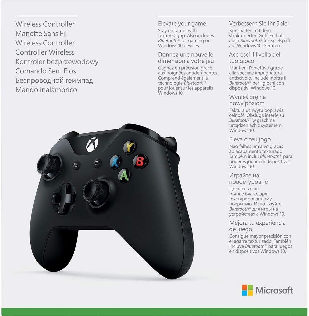 Microsoft Xbox One Bluetooth Wireless Controller, Black - image 5 of 6