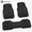 all black, variant on Universal Rubber Car Floor Mats, Trim-to-Fit All Weather Floor Liners for Cars, SUVs, Trucks and Pickups, Heavy Duty Non-Slip Floor Mats Set with Deep Grooves, Front and Rear, Black