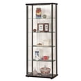 thumbnail image 2 of Coaster Home Furniture Curio 5 Shelf 64.5" Contemporary Glass Cabinet, Black, 2 of 5