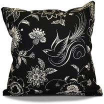Simply Daisy 16" x 16" Traditional Bird Floral Floral Print Pillow