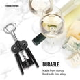 thumbnail image 5 of Farberware Soft Grips Black Zinc Alloy Wing Corkscrew, 5 of 13