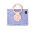 thumbnail image 5 of for iPad Pro 11 2022/2021/2020/2018 Hybrid Kids Case with Stand & Pencil Holder, Luxury PC + Silicone Heavy Duty Protection Shockproof Rugged Case Cover for iPad Air4/Air5 - Purplegold, 5 of 5