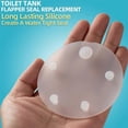 thumbnail image 3 of Replacement for Vormax Toilet Tank Silicone Flapper Seal Gasket 3Inch for 7381424-100.0070A (2 Pack), 3 of 5