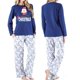 thumbnail image 3 of Conjunto de pijamas de Navidad para niños, papá, mamá, transpirable, Material de poliéster suave para primavera y otoño, ropa para el hogar, 3 of 3