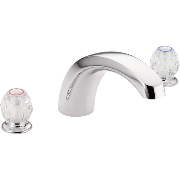 Open Box Moen Chateau T999 Acrylic Handle Roman Tub Faucet
