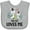 AC-Heather Grey, variant on Inktastic Zebra My Gigi Loves Me Boys or Girls Baby Bib