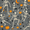 Halloween Dancing Skeleton, variant on FORMRS Boys Rash Guard with Short Sleeves UPF 50+ Swim Shirts Sizes 3-12T, Watercolor Jam