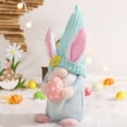 thumbnail image 4 of Easter Day Lights Doll Pendant Home Holiday Dwarf Decoration Doll Holiday Decoration Easter Doll Ornaments Holiday Window Decoration Gnome (Blue), 4 of 5