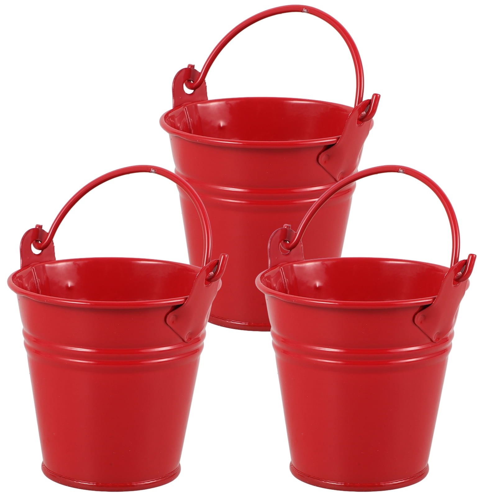 3pcs Plants Pot Metal Planter Modern Style Flower Pot Indoor Plants Succulents Planting Container