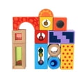 thumbnail image 1 of Building Blocks HUOGUO Sound Color Printing con sonido, 12 unidades, 1 of 5