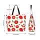 thumbnail image 5 of Fotbe Fresh Red Tomato Bolsa Tote Estética de Lona con Estampado para Mujer - Bolsa Reutilizable de Hombro Casual para Vacaciones, Compras, Trabajo y Gimnasio, 5 of 8