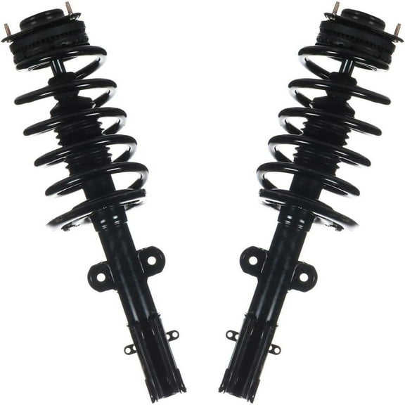Detroit Axle - Front Struts w/Coil Spring Assembly Replacement for Town & Country S Dodge Grand Caravan R/T GT Ram C/V