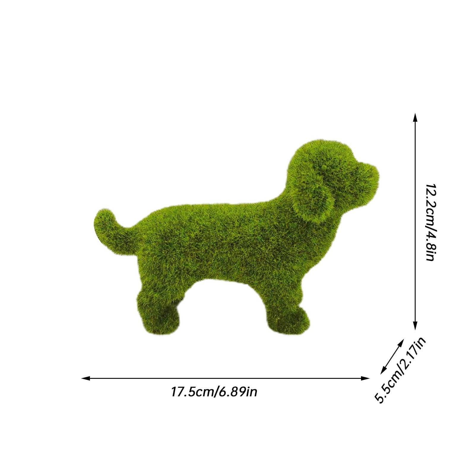 Garden Sculptures Decorative Peeing Dog Topiary Flocking Puppy Ornament for Outdoor Decoration Pet-Themed Garden Unique Sculpture Playful Yard Ornament