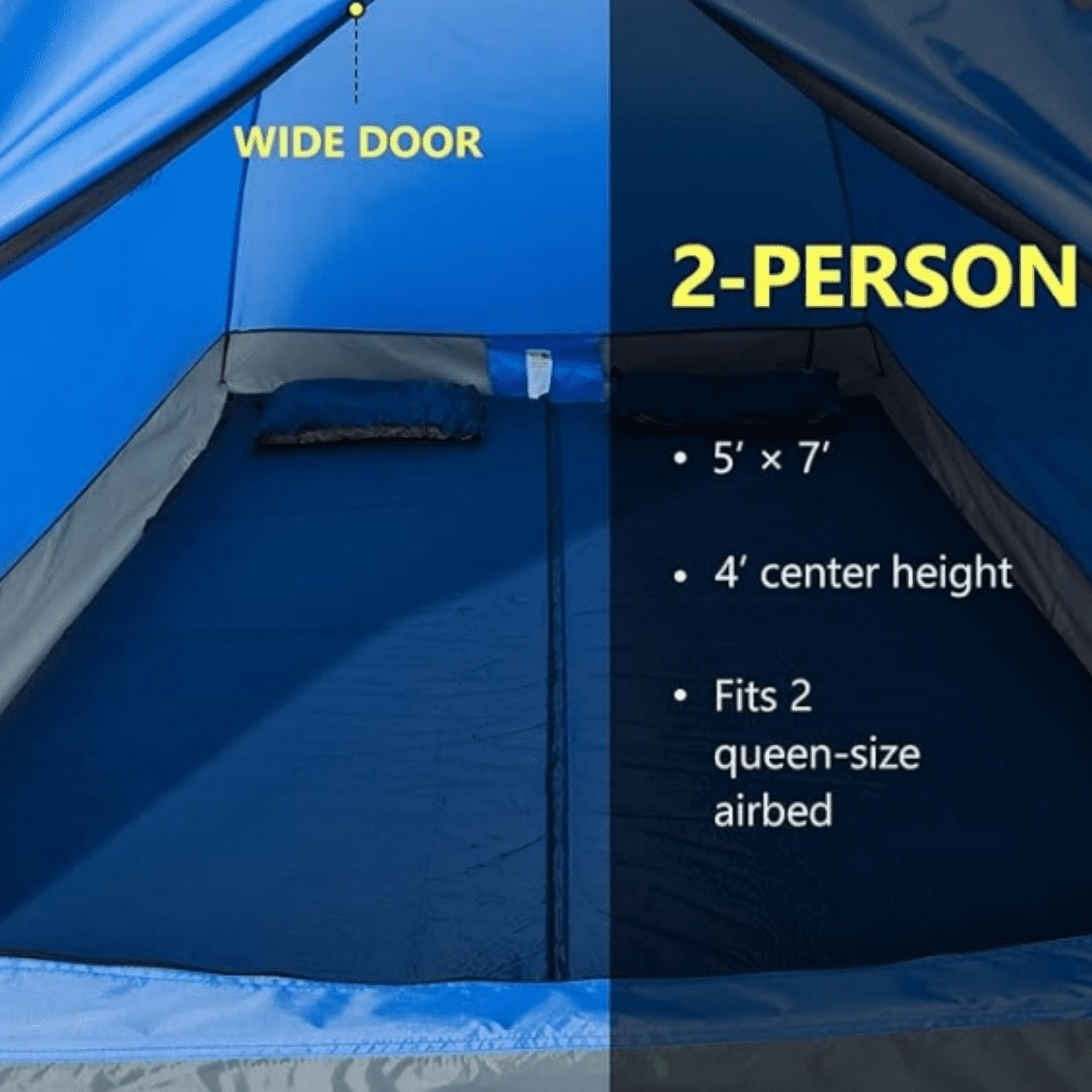 Tents for Camping 2/3/4/5 Person Camping Dome Tent, Waterproof,Spacious, Lightweight Portable Backpacking Tent for Outdoor Camping/Hiking