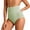 Light Green, variant on TIANZEN Control Shapewear Bodysuit Postpartum Girdle Firming Camisole With Thong Back Bra