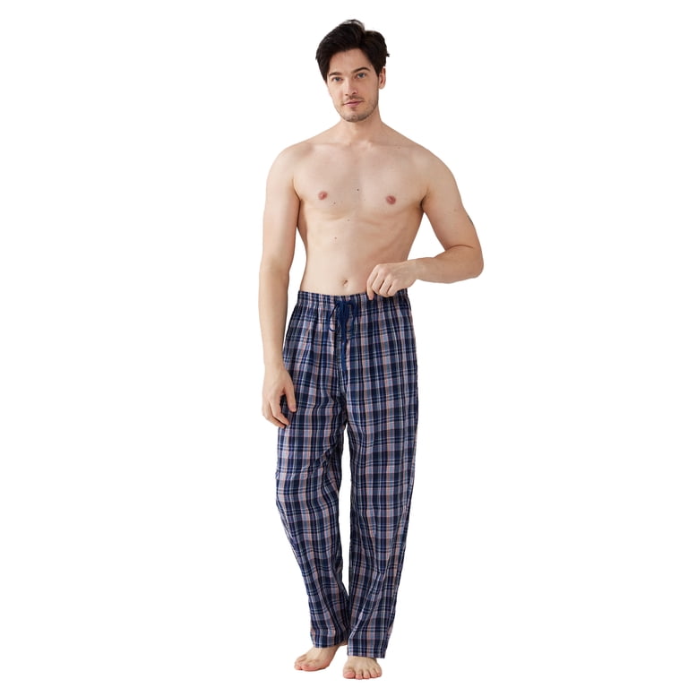 Onimisc Men's 100% Cotton Plaid Pajama Pants photo 4