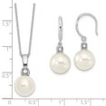 thumbnail image 5 of Majestik Pearl CZ Earring Necklace Set, 5 of 5