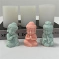 thumbnail image 3 of WINDLAND Buddha Statue Soap Candle Mold for Candle Making Buddha Candle Silicone Moulds, 3 of 14