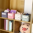 thumbnail image 5 of FAMTKT Foldable Canvas Storage Box, Fabric Storage Basket Household Desktop Cosmetics Storage Box, Closet Organizers and Storage, 5 of 5