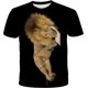thumbnail image 1 of "Xishao Playeras Hombre Camiseta Personalizada con Estampado De León para Hombre, Camiseta De Manga Corta con Estampado 3D, Camiseta Informal De Verano con Cuello Redondo De Hip-Hop para Hombre" Xishao ropa, 1 of 2