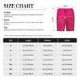 thumbnail image 3 of Naloa Rose Red Glitter Men's Short Pajama Pants, Pj Shorts, Lounge Comfort Shorts-4X-Large, 3 of 6