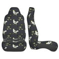 thumbnail image 4 of Fotbe Cartoon Rooster Pattern Automotive Seat Covers for Cars Trucks and SUVs – Car Seat Covers for Front Seats,Protective Seat Covers,Vehicle Seat Covers, Set of 2, 4 of 9
