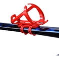 thumbnail image 2 of Red - 1 Piece Plastic Bicycle Bottle Holder with Cage Mount Base, 2 of 4