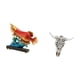 thumbnail image 5 of Estatua de arowana, estatua de resina, cabeza de toro, decoración de pared, escultura de pared, adorno de animal, diseño moderno, ideal para el ho, 5 of 8