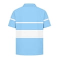 thumbnail image 5 of JOANKDMI Striped Shirts Boys 7-8 Collared Short Sleeve Color Block Tops Kids Casual Athletic T Shirts Summer School Uniform Tees for Golf Tennis Sport Daily Wear, 5 of 8