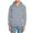 Grey, variant on Solid Color Kids Hooded Sweatshirt Long Sleeve Pullover Outerwear Cozy Lined Casual Hoodie Soft Comfort Top Suitable for Toddler and Children Daily Leisure and Outdoor Occasions