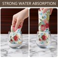 thumbnail image 6 of 6 Pcs Funny Kitchen Towels,Pioneer Flower Floral Print Pattern Microfiber Dish Towels,Kitchen Tea Towels,Kitchen Towel Set (18" X 26"), 6 of 7