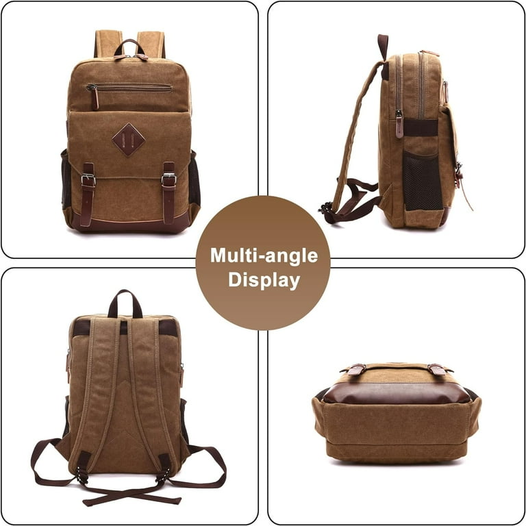 Kenox mens large vintage canvas backpack new arrivals