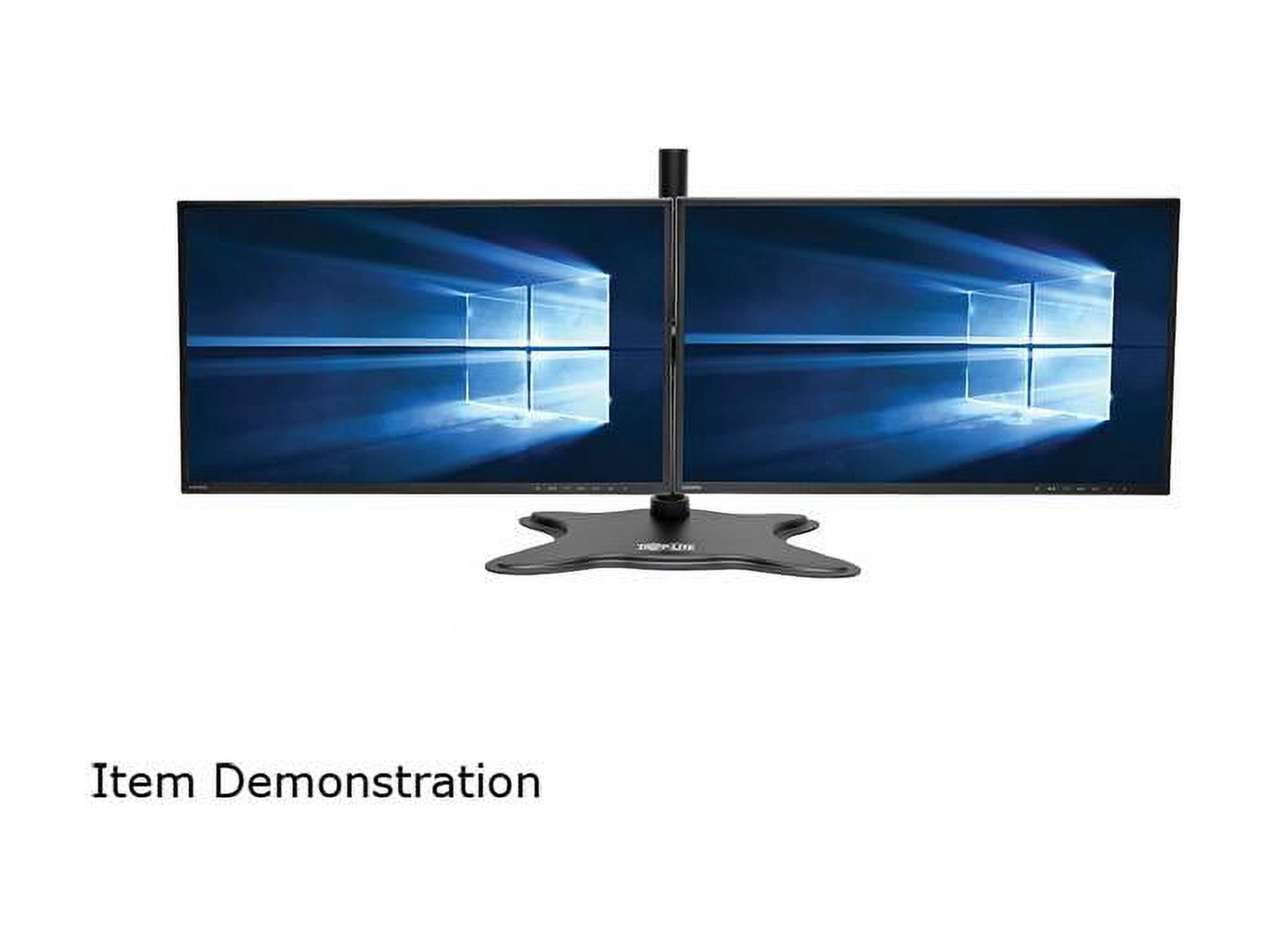 TRIPP LITE DDR1327SDD Black 13" - 27" Dual-Monitor Desktop Mount Stand for Flat-Screen Displays - image 4 of 4