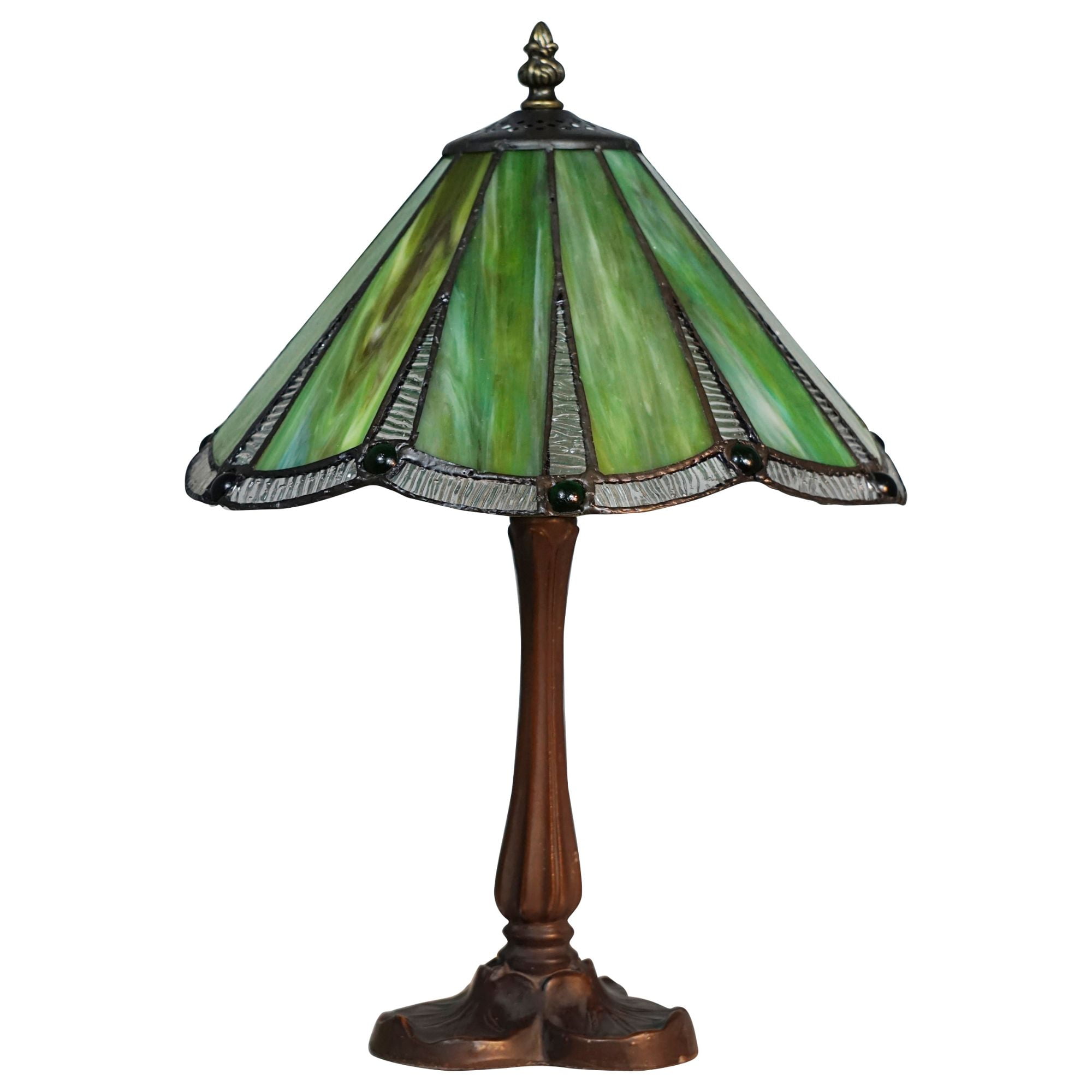 Dale Tiffany 17" 1Light Table Lamp, Green
