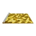 thumbnail image 2 of Ahgly Company Machine Washable Indoor Rectangle Abstract Yellow Modern Area Rugs, 2' x 3', 2 of 4