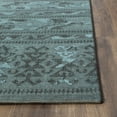 thumbnail image 2 of SAFAVIEH Palazzo Ernesto Euro style Runner Rug, Black/Turquoise, 2' x 7'3", 2 of 4