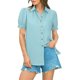 thumbnail image 2 of mfyjkho Tops Deportivos Para Mujer, Camiseta De Cuello En V Para Mujer, Holgada Y Versátil. Tops Para Salir Para Mujer S, 2 of 7