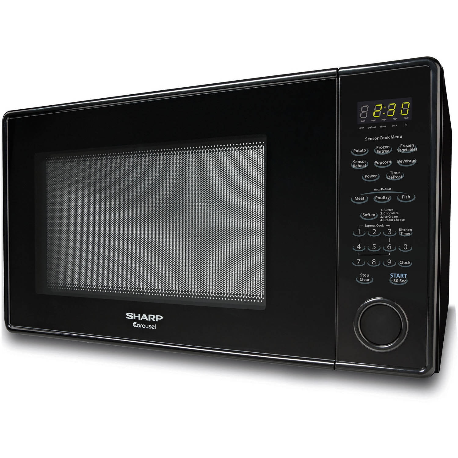 Sharp R551zs Carousel Countertop Microwave Oven 1 8 Cu Ft 1100w Sharp R551zs Carousel Countertop Microwave Oven 1 8 Cu Ft 1100w Stainless Steel
