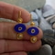 thumbnail image 3 of Granjero Gordo Pendientes colgantes de joyería de estilo de diseño único retro, dorados, 3 of 3