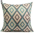 thumbnail image 1 of PENGXIANG Décoration d'Intérieur Vintage Géométrique Fleur Coton Lin Coussin Housse de Coussin, 1 of 9