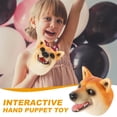 thumbnail image 2 of Puppeta de perros niños a mano animales de marionetas guarda de mano títere para fiesta para fiesta, 2 of 6