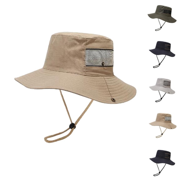 Crochet Bucket Hat Women - Y2K Boho Summer Hat Packable Wide Brim Breathable Wide Brim Boonie Hat Outdoor Mesh Cap For Travel Fishing