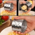 thumbnail image 3 of Corn Stripper Cutter, Non-Slip Grip 304 Stainless Steel Cob Corn Peeler Corn Kernel Cutter, Professional Corn Thresher Slicer Corn Stripping Tool for Home & Kitchen with Serrated Blade, 3 of 7