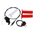 thumbnail image 2 of Motorcycle Twist Throttle Handle Grips with Accessories Fit for Mini Bike ATV 140cc 150cc - Red, 2 of 6