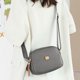 thumbnail image 1 of Bolsa Bolso de mano para mujer, de gran capacidad, de nailon, a la moda, sencillo, para viajero femenino (gris), 1 of 6