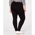 thumbnail image 3 of Levi's Womens Plus 751 High Rise Slim Skinny Jeans, 3 of 4