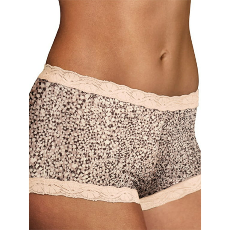 Maidenform Women's Microfiber and Lace Boxer at  Women's Clothing  store