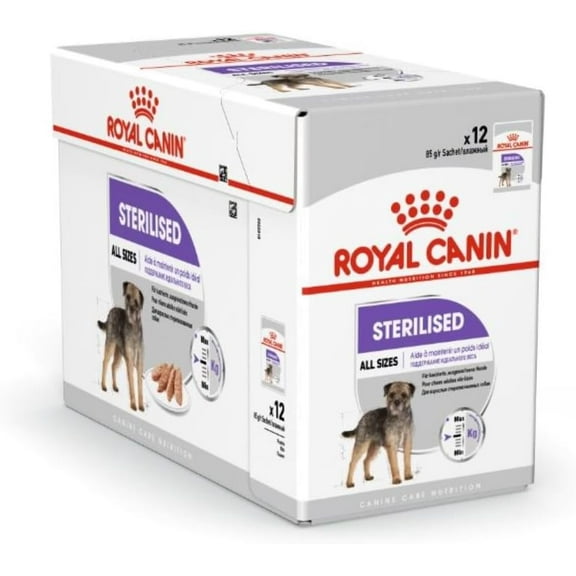 Royal Canin Sterilized Dog Wet Food Loaf 12x85g