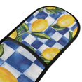 thumbnail image 4 of Yayeee Double Oven Mitt Kitchen Heat Resistant Baking 35" x7" Quilted Glove, Lemon Checkered, 4 of 6
