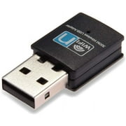 300Mbps USB WiFi Adapter, Wireless LAN Network Card Adapter WiFi Dongle for Desktop Laptop PC Windows 10 8 7 XP MAC OS (Plug-and-Play for Windows10)